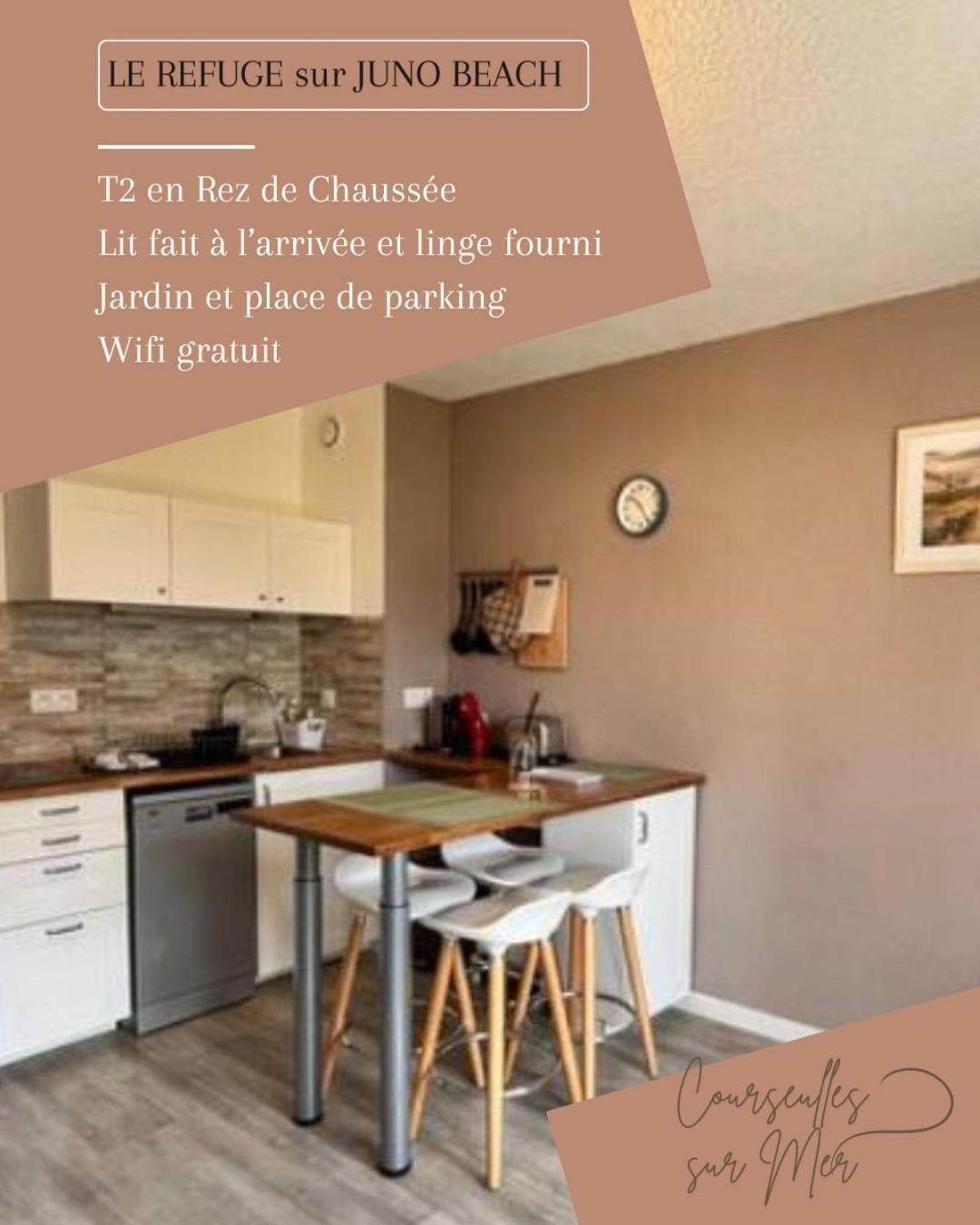 Apartmán Le Refuge Marin Courseulles-sur-Mer Exteriér fotografie