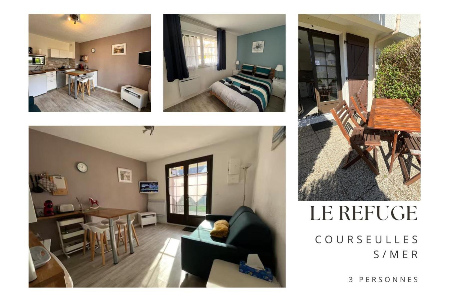 Apartmán Le Refuge Marin Courseulles-sur-Mer Exteriér fotografie